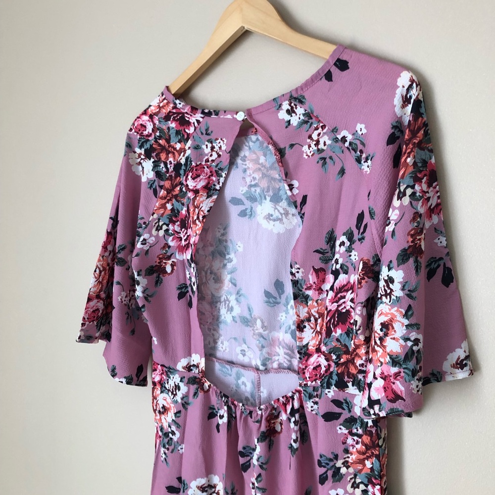 Floral Print Romper - Picture 5 of 6